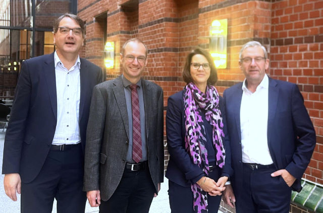 BLG-Vorstand: Udo Hemmerling, Christopher Toben, Daniela Degen-Lesske, Dr. Gerald Kunzelmann