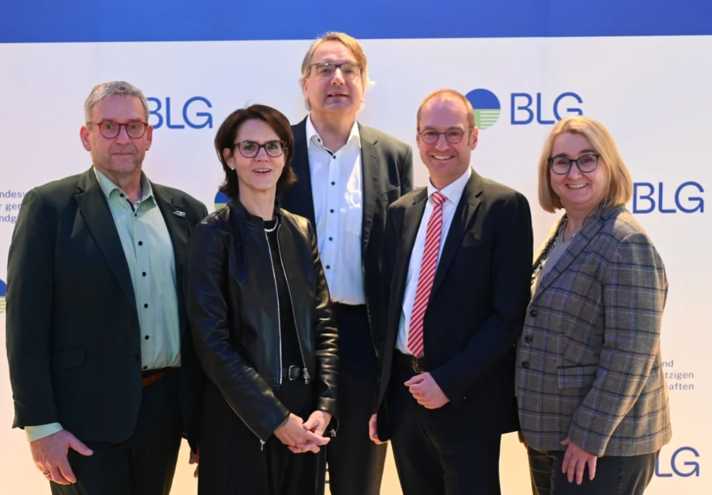 BLG-Vorstand: Dr. Gerald Kunzelmann, Daniela Degen-Lesske (Vorsitz ab 15.2.2026), Udo Hemmerling, Christopher Toben (Vorsitz bis 14.2.2026), Claudia Thannheimer (ab 15.2.2026)